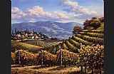 Famous Vineyard Paintings - Vineyard Village